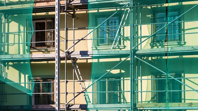 building facade renovation, house reconstruction, repair