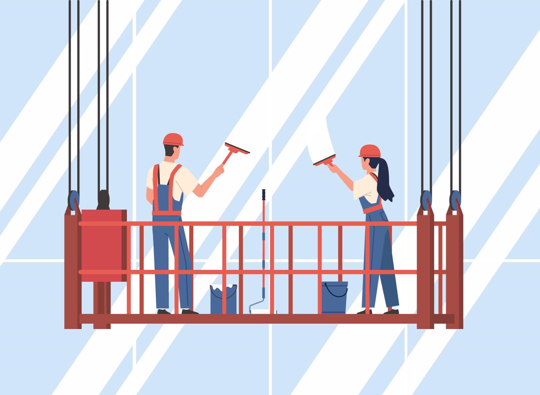 Maintaining Glass Façades