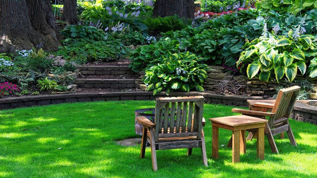 Secret garden in Rochester, Minnesota