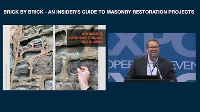 2025 CooperatorEvents Fall Chicagoland Expo Seminar: Brick By Brick - an Insider's Guide to Masonry Restoration Projects